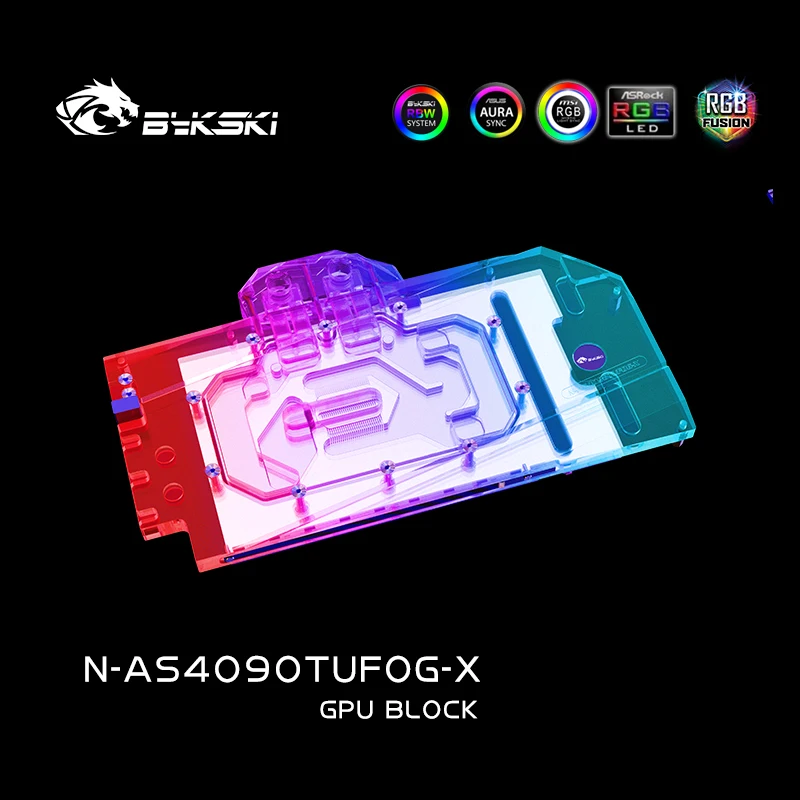Rtx 4090 Water Block - Bykski GPU bloc utilisation pour ASUS