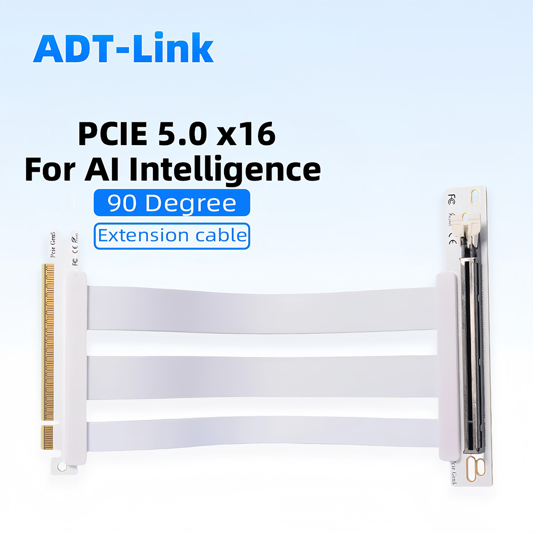 Pcie 5.0 Gpu Riser Cable - Câble d'extension de carte graphique PCIE