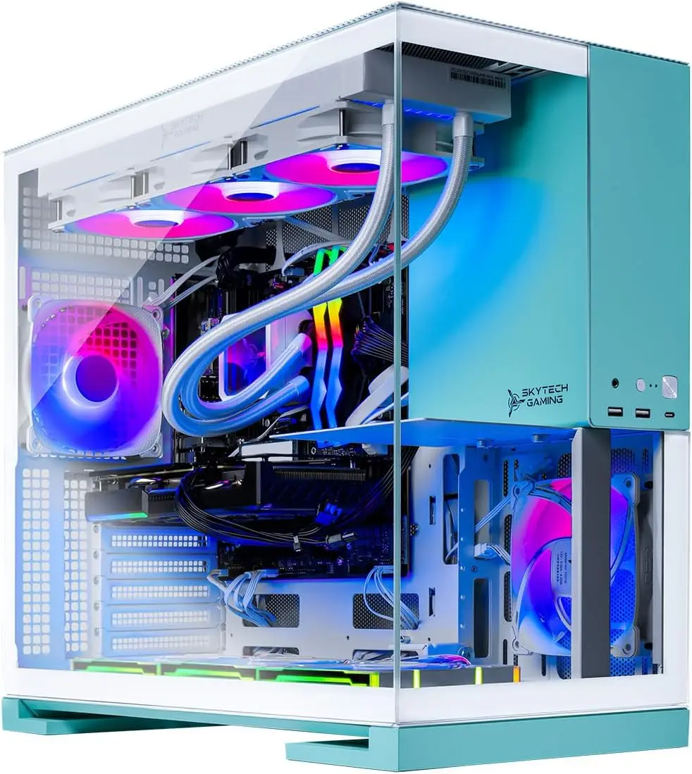 Rtx 5080 16Gb - PC de bureau Skytech Gaming Aqua,