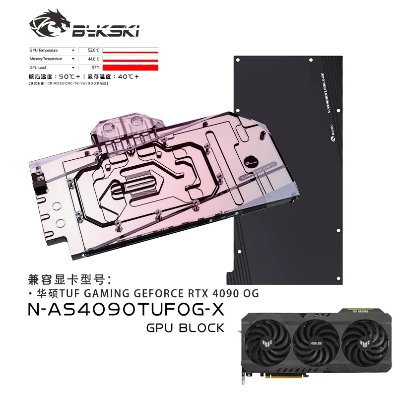 Bykski GPU bloc utilisation po - Rtx 4090 Water Block avis et prix