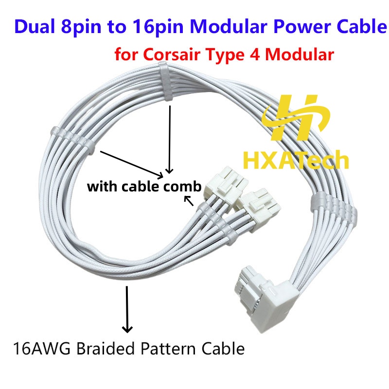 Câble d'alimentation tressé de - Dual 8Pin To 16Pin 12Vhpwr Cable avis et prix
