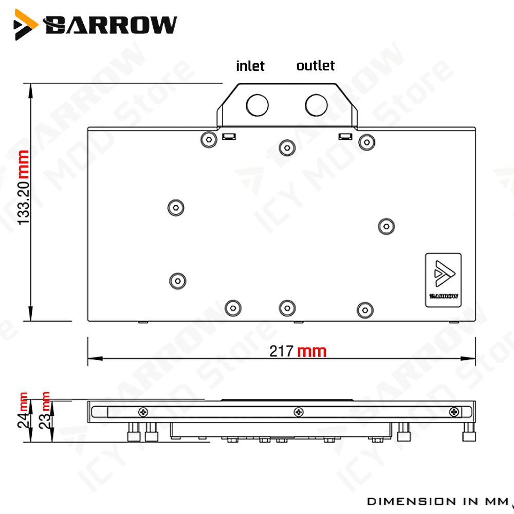Barrow carte graphique bloc de - Rx 9070 Xt avis et prix