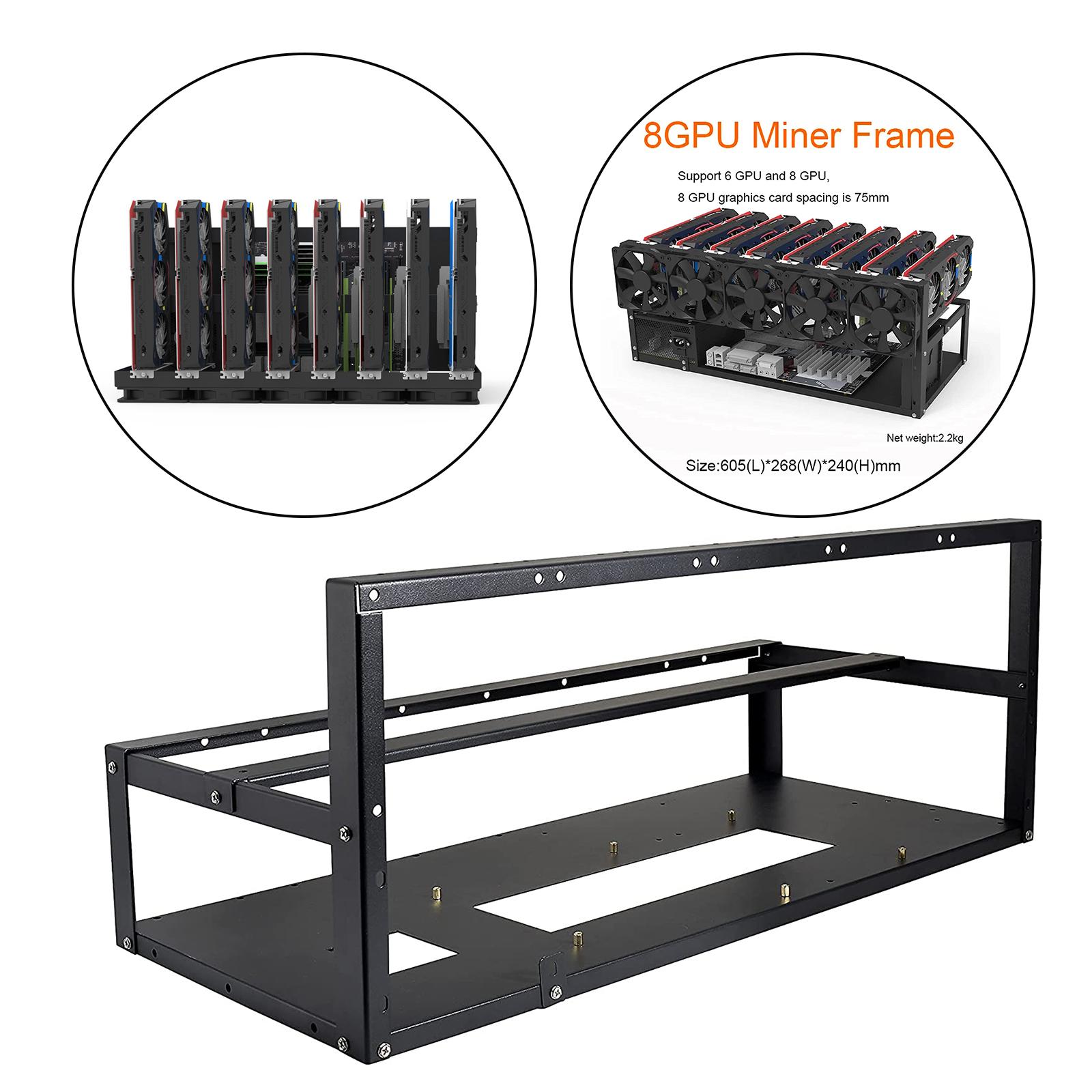 Châssis de Rig de Minage 6/8 G - Gpu Mining Rig Frame 8 Gpu avis et prix