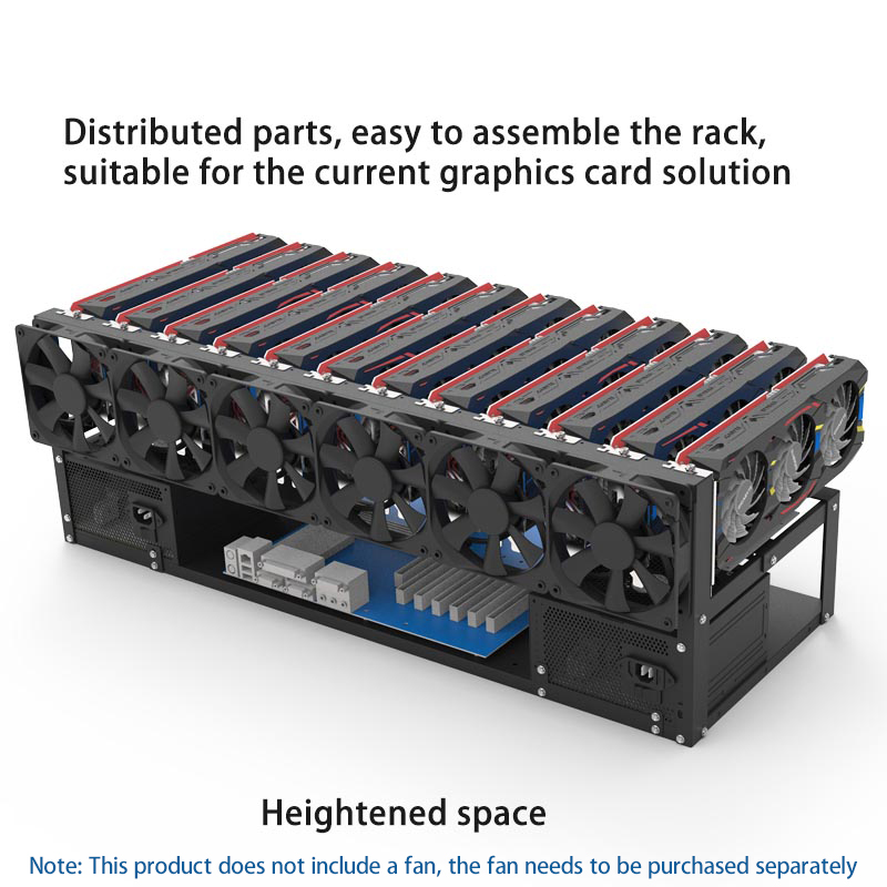 Support de carte graphique 6/8 - Gpu Mining Rig Frame 8 Gpu avis et prix