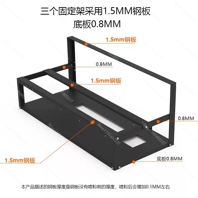 Châssis ouvert pour installati - Gpu Mining Rig Frame 8 Gpu avis et prix